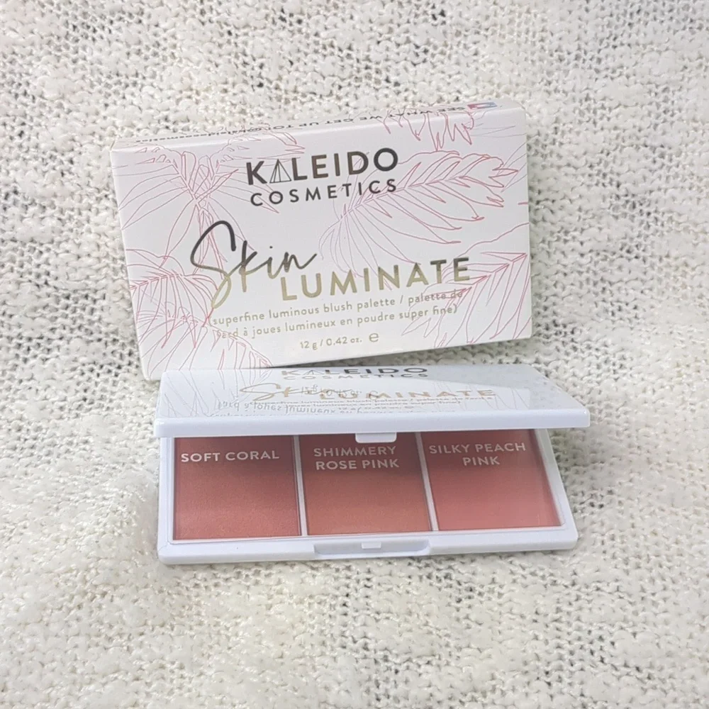 Kaleido Cosmetics Skinluminate Superfine Luminous Blush Palette, 12g/0.42oz